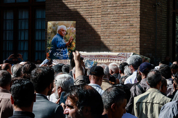 مراسم تشییع پیکر محمد کاسبی