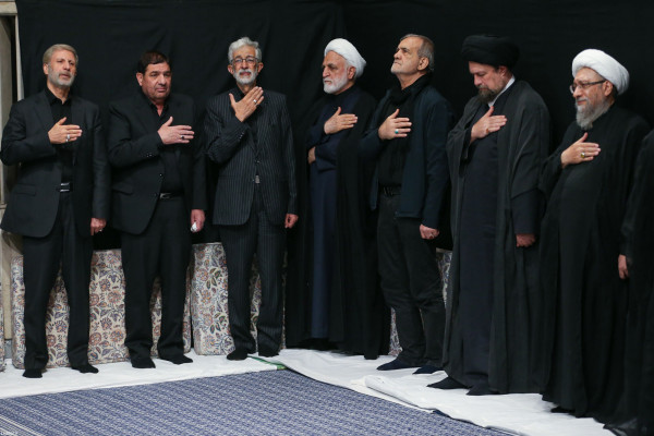 مراسم عزاداری سید و سالار شهیدان(ع) در حسینیه امام خمینی(ره)